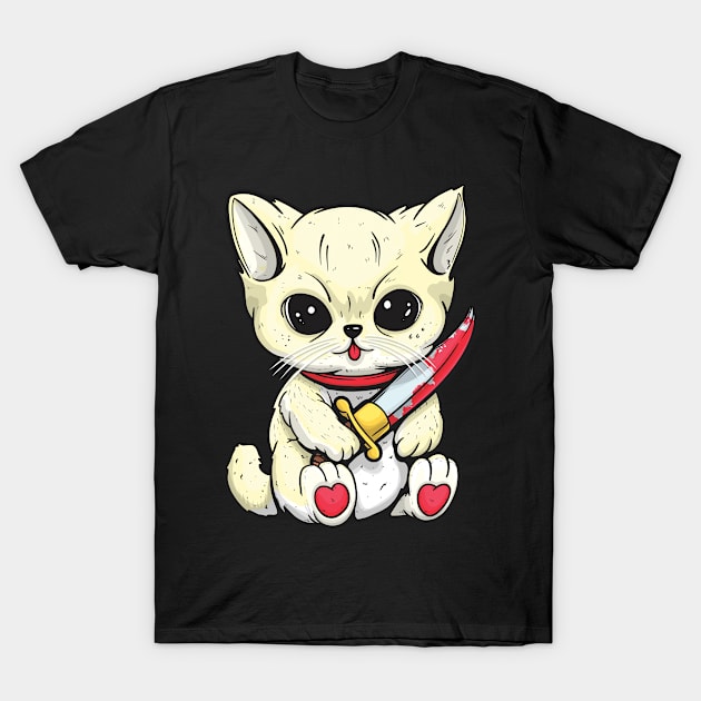 Cute Kitty T-Shirt by Tabryant